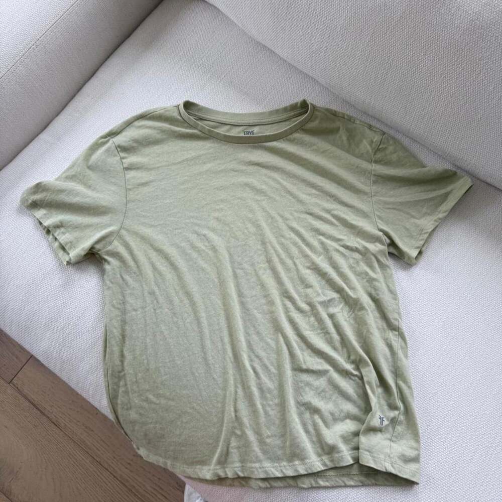 Frye green cotton t shirt